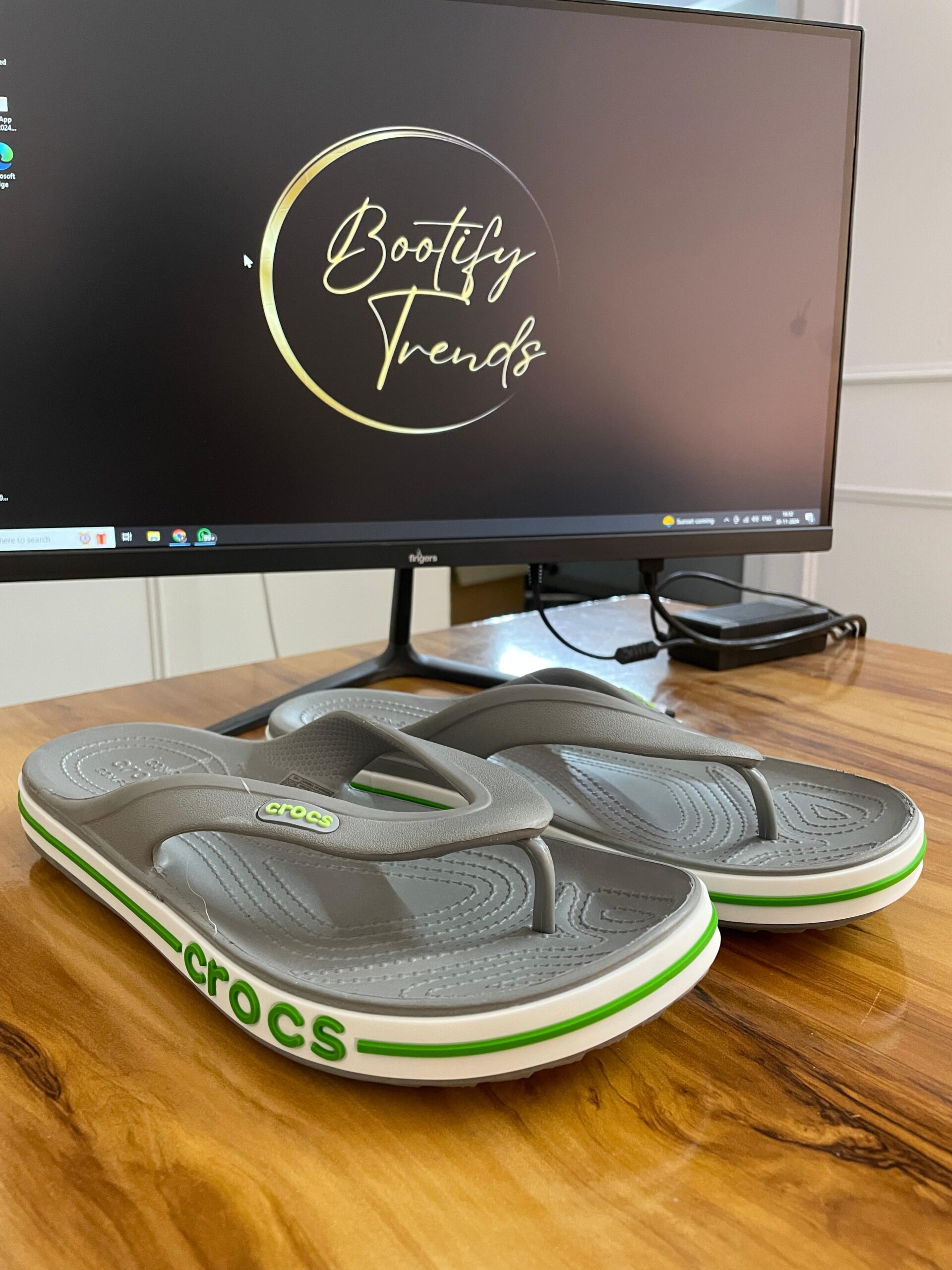 Bayaband Flip-Flops (Grey Neon)