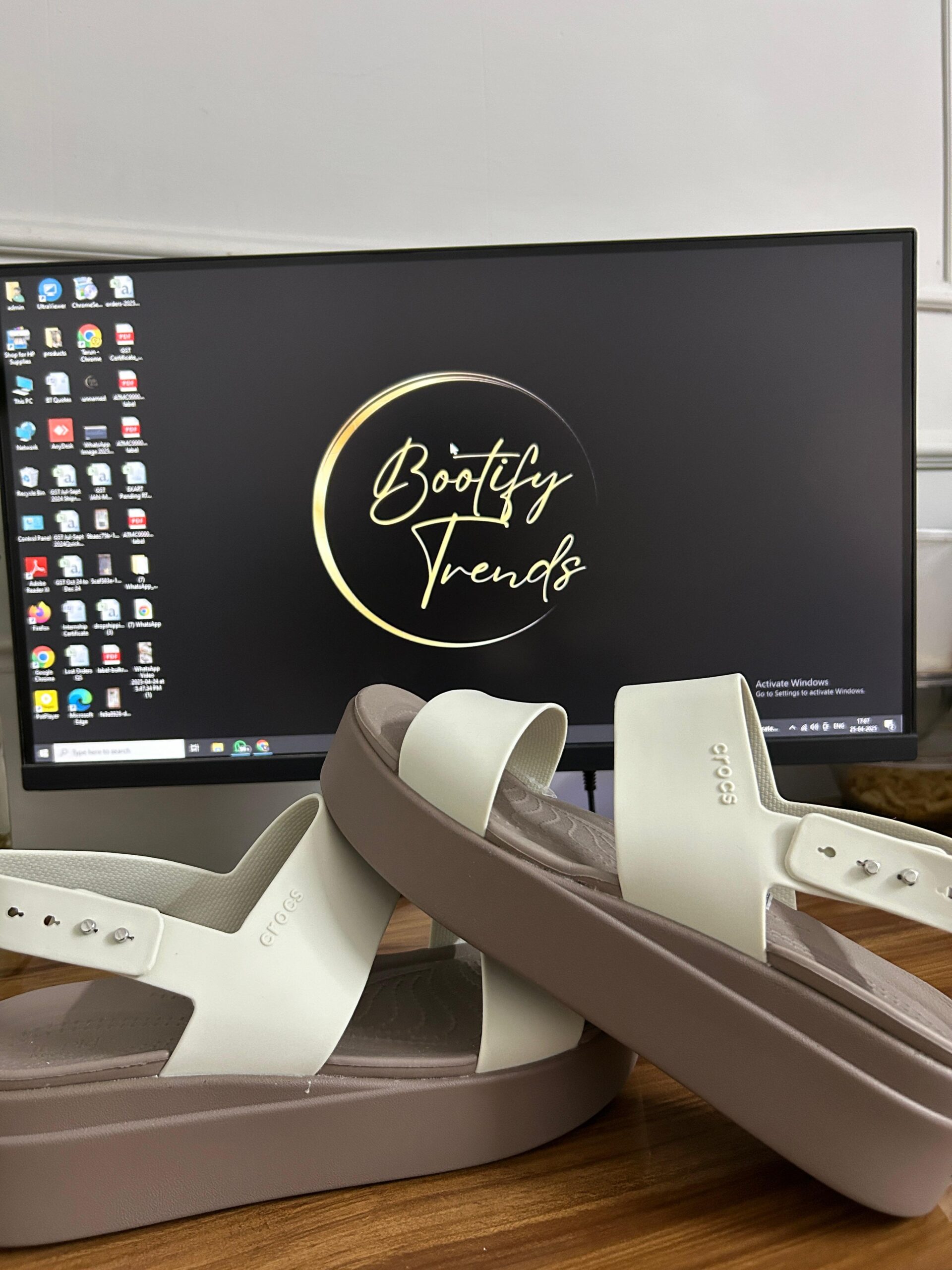 Brooklyn 4U Low Sandal (Beige) - Image 3