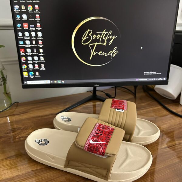 # Off Court Adjust Slides (Beige)