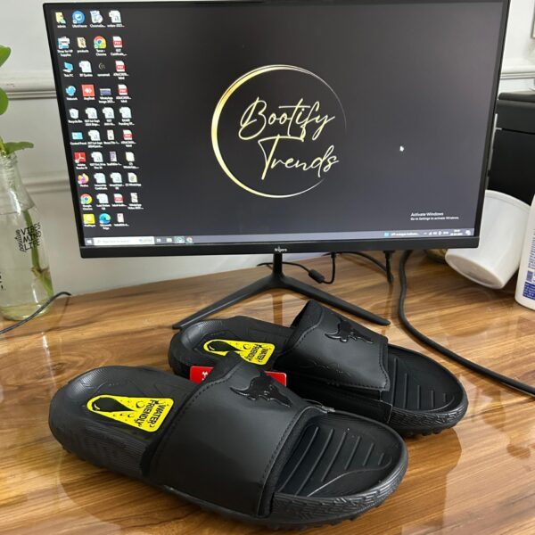 Undr Armr Project Rock 3 Slides (Full Black)