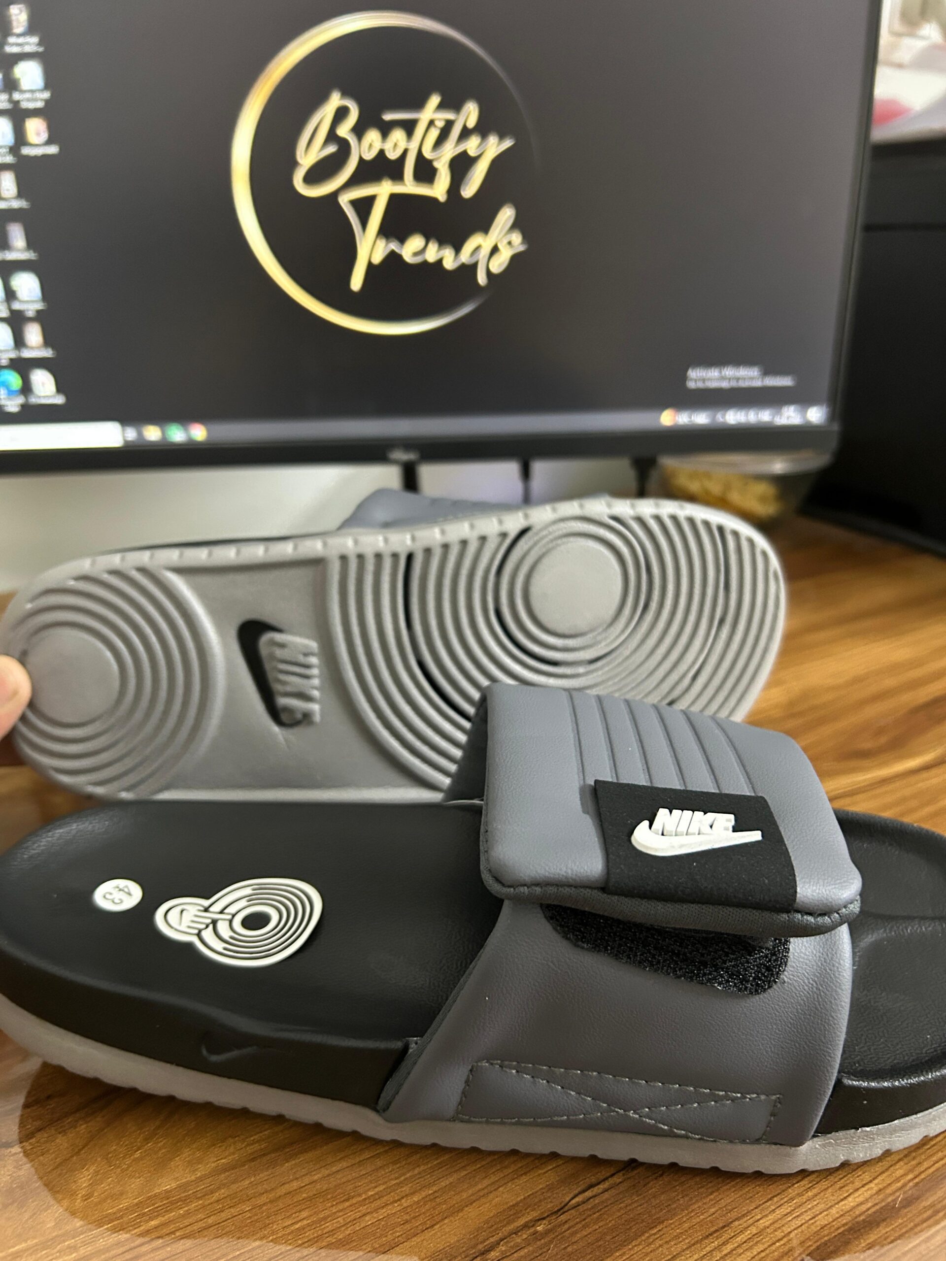 # Off Court Adjust Slides #1 (Black/Grey) - Image 3