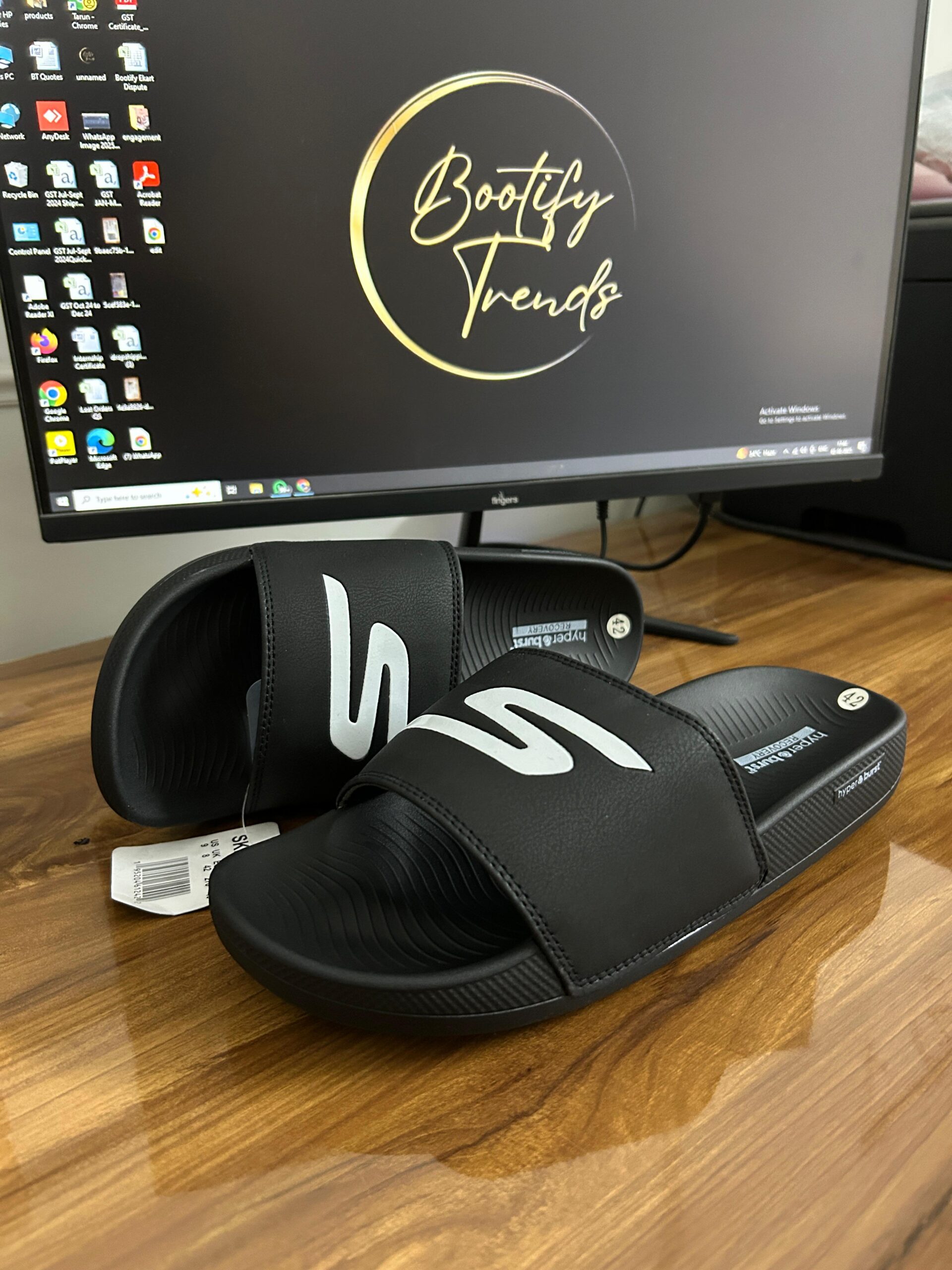 Hyper Burst Recovery Logo Slides (Black)