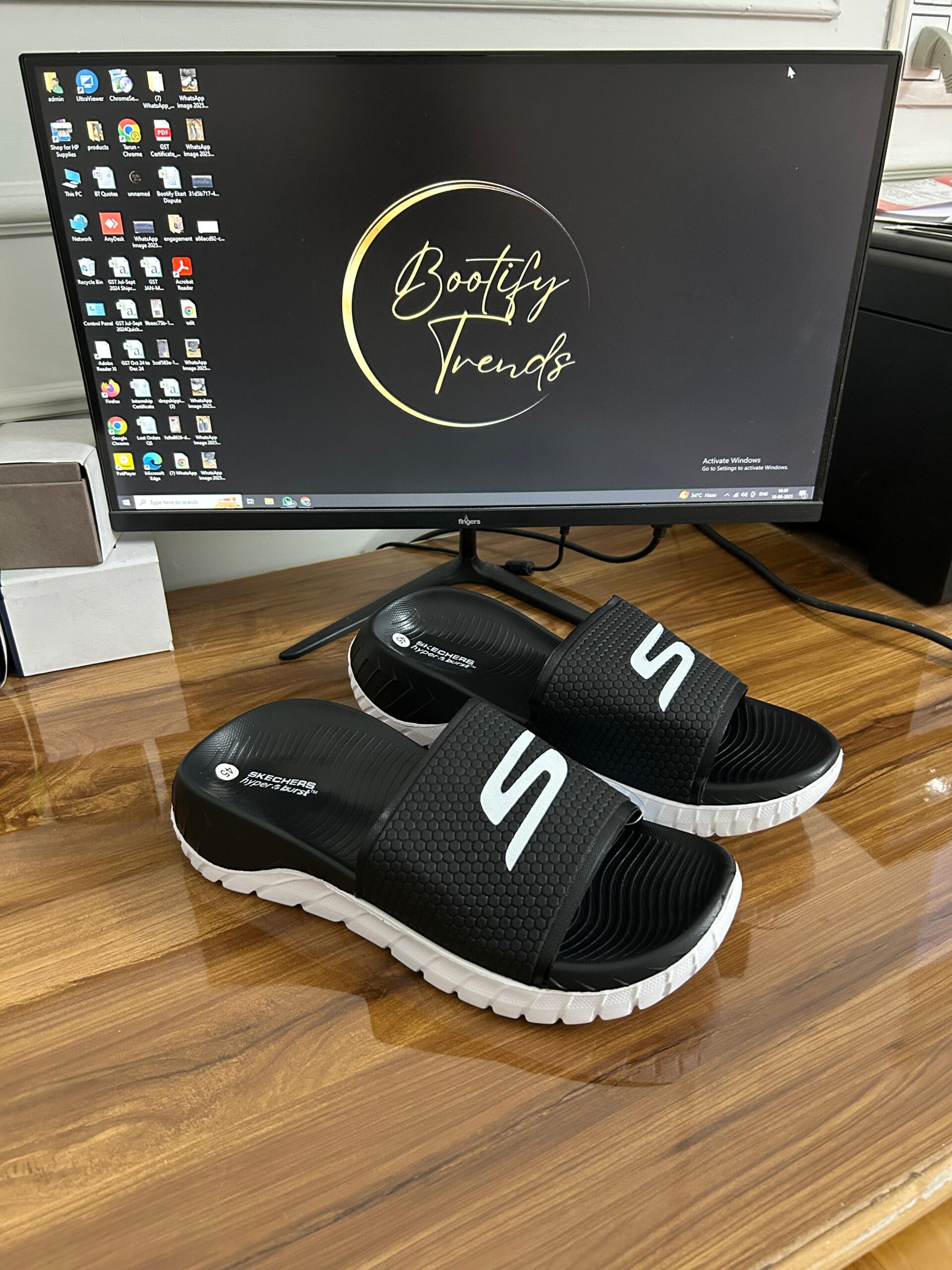 Hyper Burst Recovery Slide Wild Side (Black)