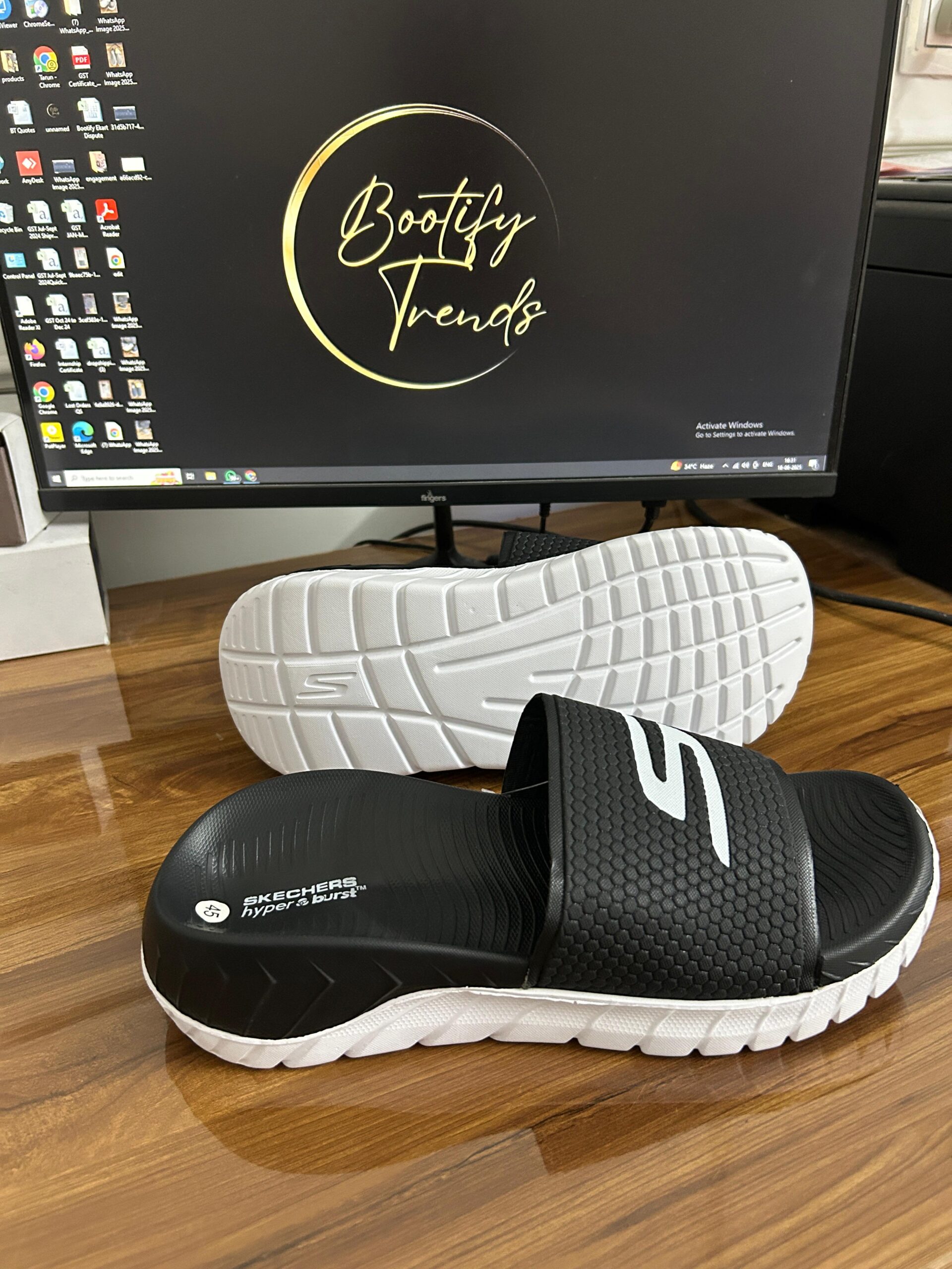 Hyper Burst Recovery Slide Wild Side (Black) - Image 3