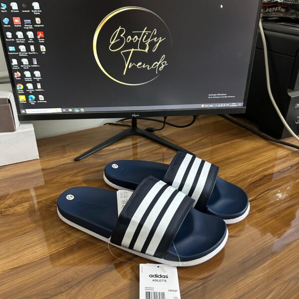 Adilette Slides (Navy)
