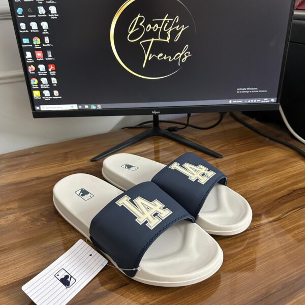 MLB LA Slides (Navy/Beige)