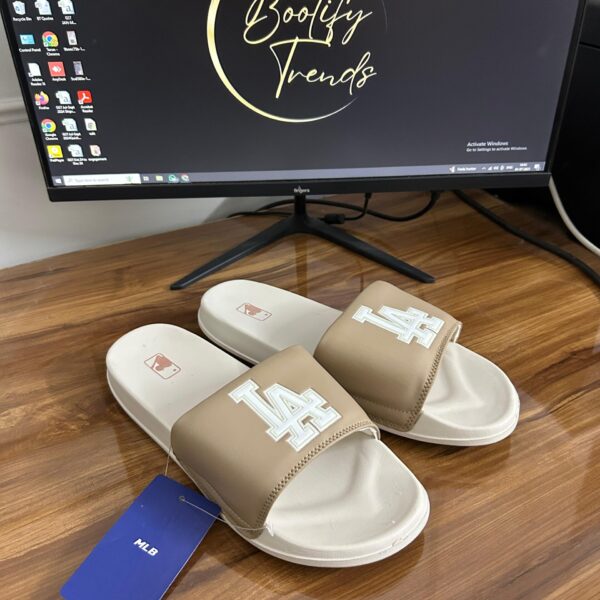 MLB LA Slides (Brown/Beige)