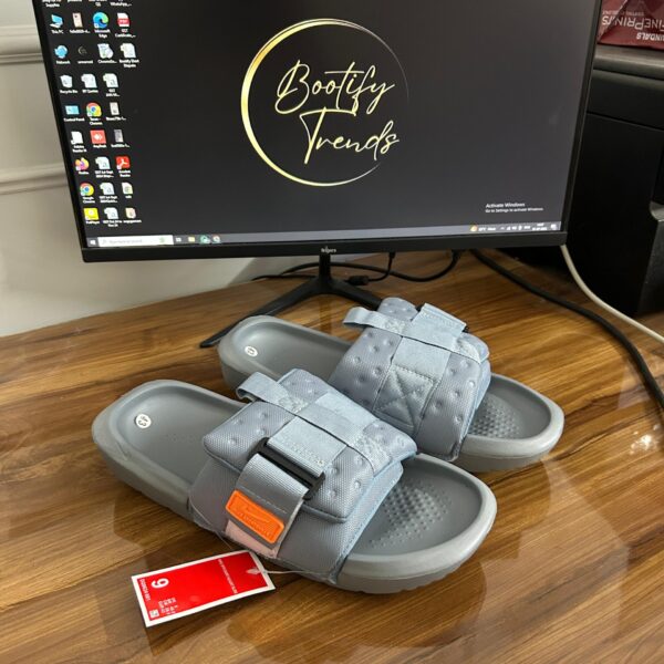 # Off Court Adjust Sport Wear Slides (Light Grey)