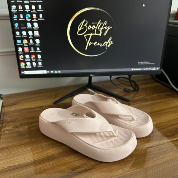 GetAway Platform Flip-Flops (Quartz/Pink)