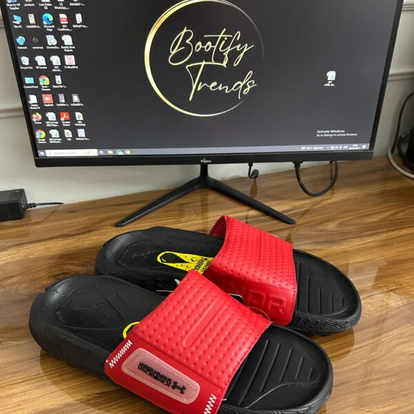 Undr Armr Mercenary XI Slides (Red)