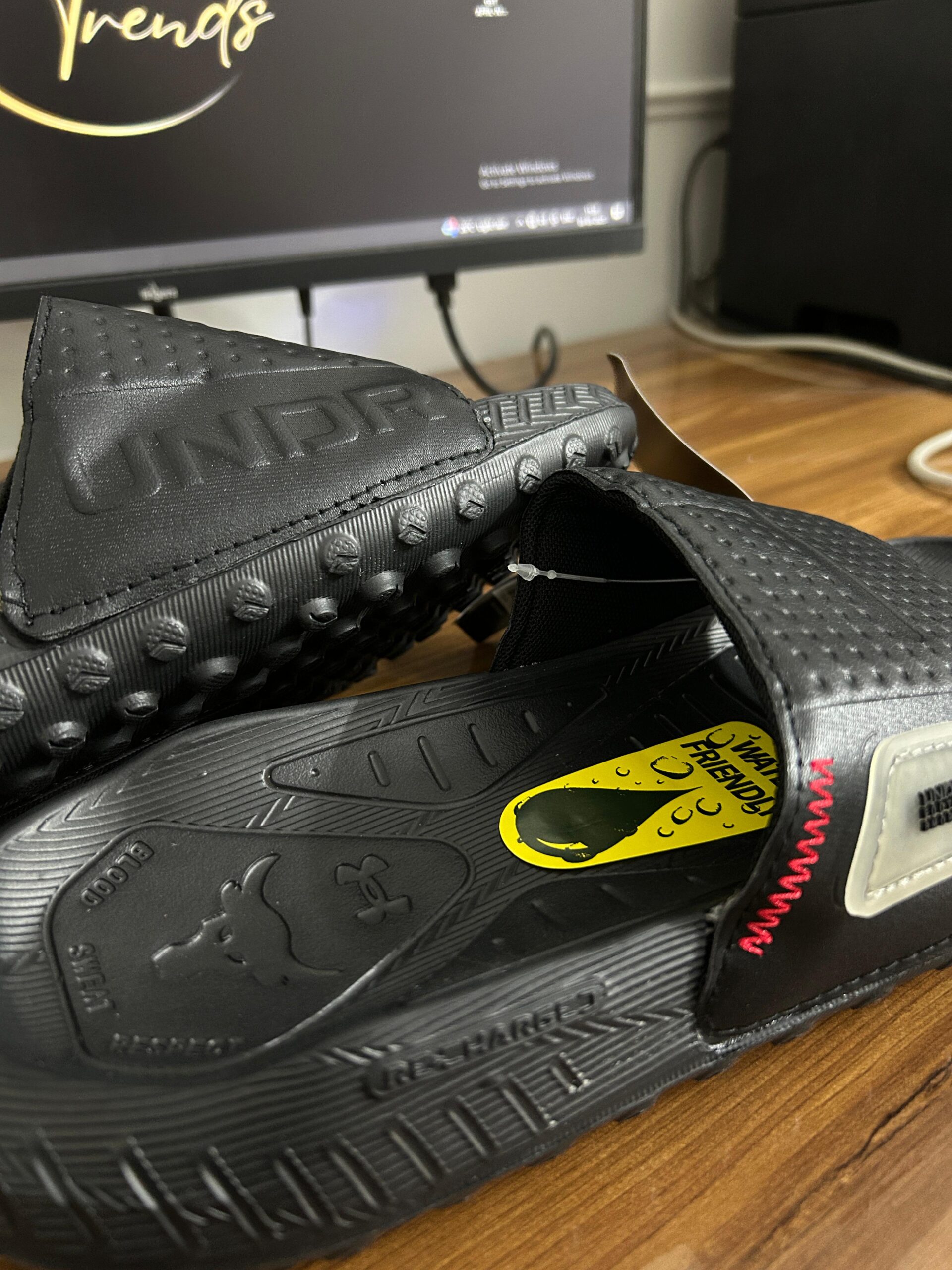 Undr Armr Mercenary XI Slides (Black)