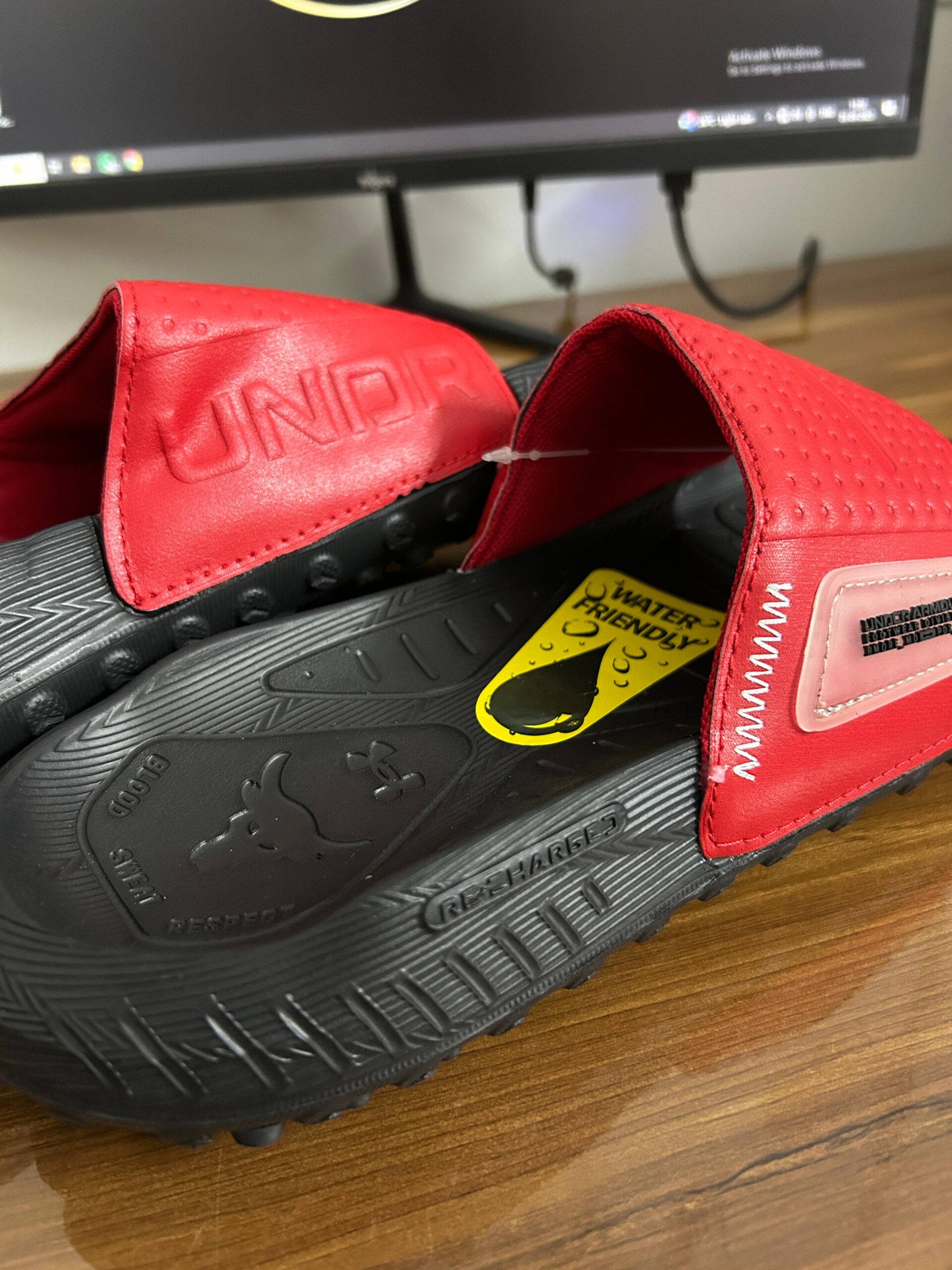 Undr Armr Mercenary XI Slides (Red)