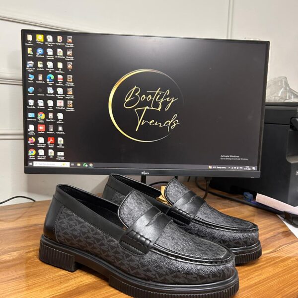 Michael Kors Rocco Monogram Loafer (Black)